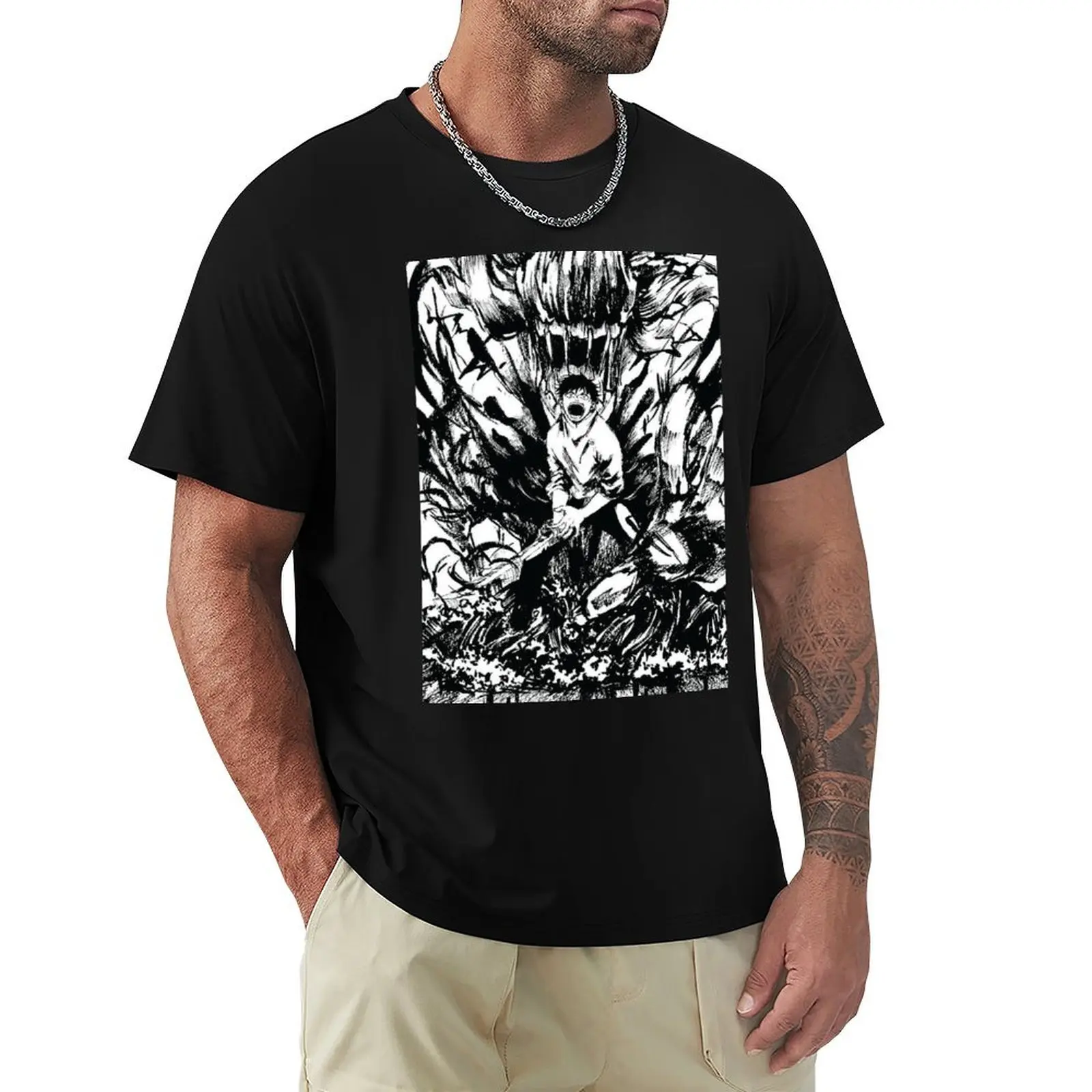 Yuta T-Shirt Casual Pattern Print Tee Shirt