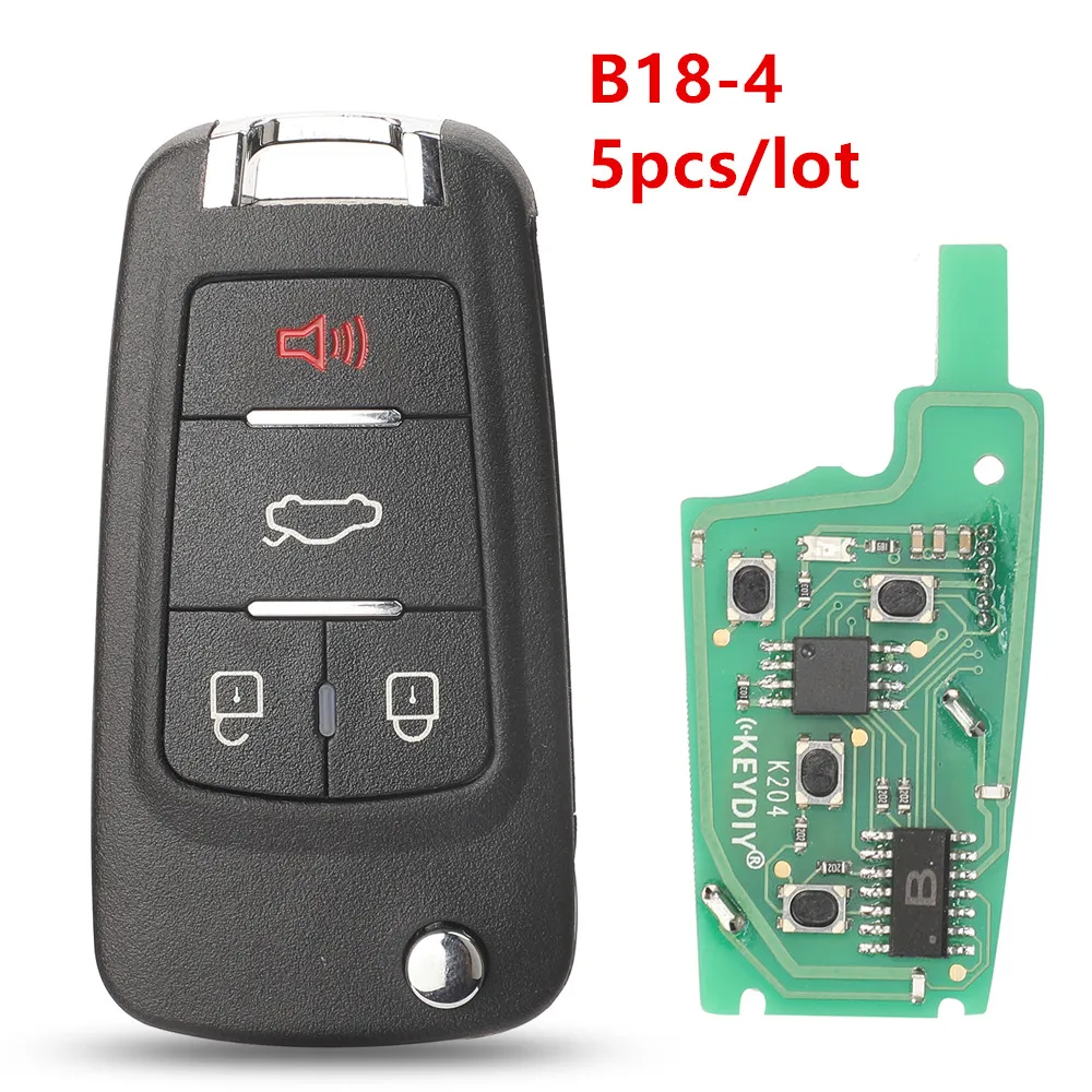 

5Pcs/Lot B18-4 Universal B Series Remote Control For KD900 URG200 MINI KD KD-X2 KD-MAX For Opel Style
