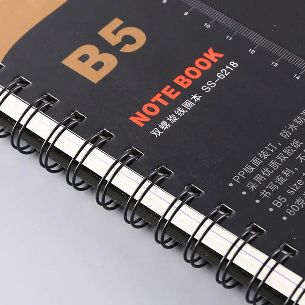 دفتر حلزوني مع فواصل ، ورق سميك ، ممتاز ، A5 ، B5 ، كتابة سلسة ، لوازم مكتبية ، صفحات سميكة