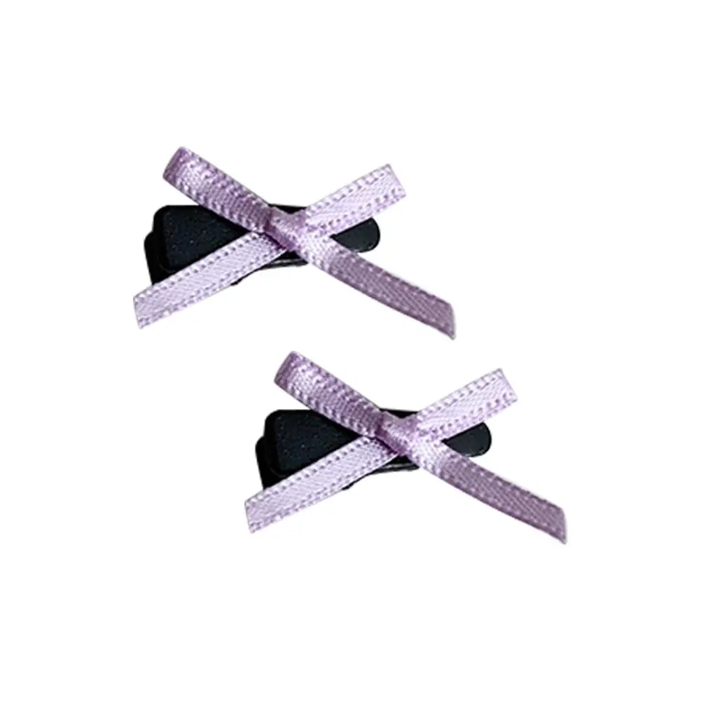 2PCS Mini Sweet Bow Hairpin Ballet Ribbon Bowknot Hair Women Clip Lolita Hair Girls Cute Gentle Accessories Headwear N2E5