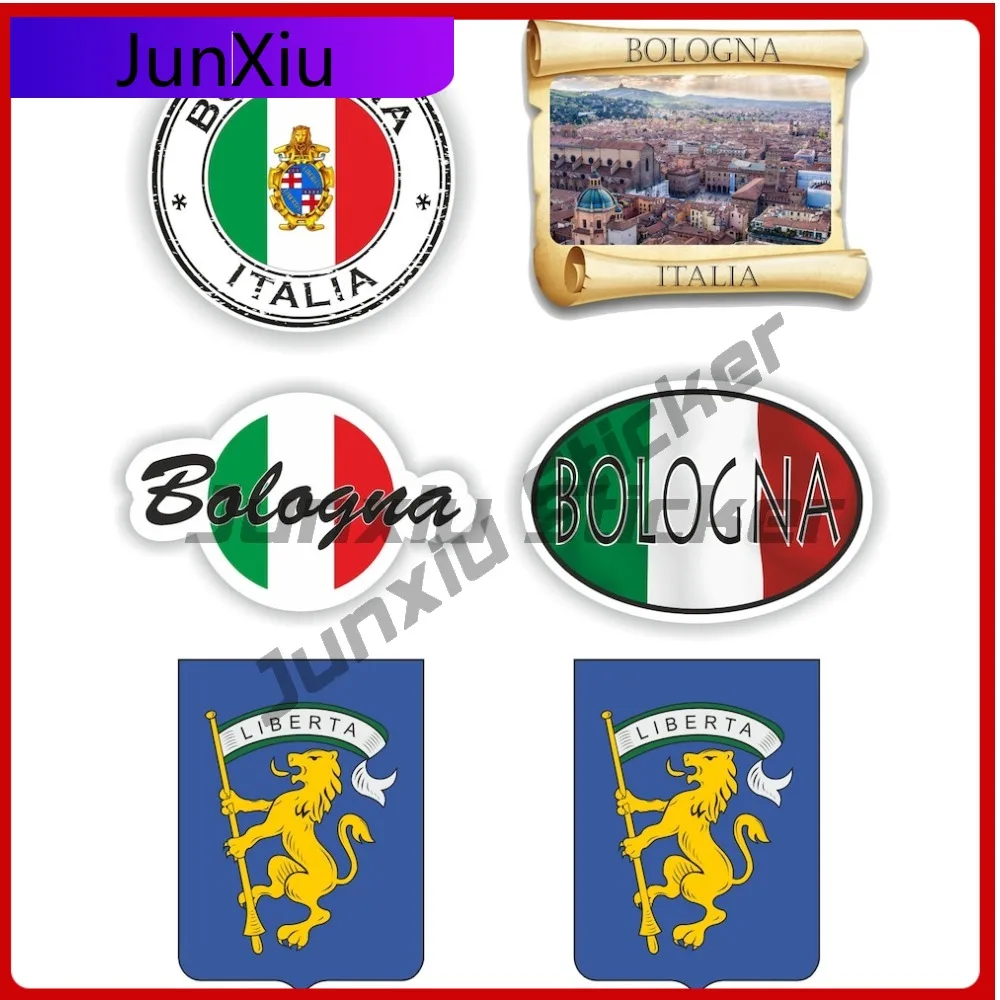 

Bologna Italy Stylish Car Anti Scratch Decal Decoration Proof Graphic UV Anime Vinyl Resistant Sticker Truck Trendy Decal Cute