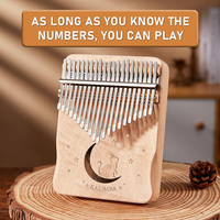 Kalimba 21-Key Cat Thumb Piano Set - Beginner Friendly Finger Piano, Perfect Birthday Gift Piano Gift Piano Accessories