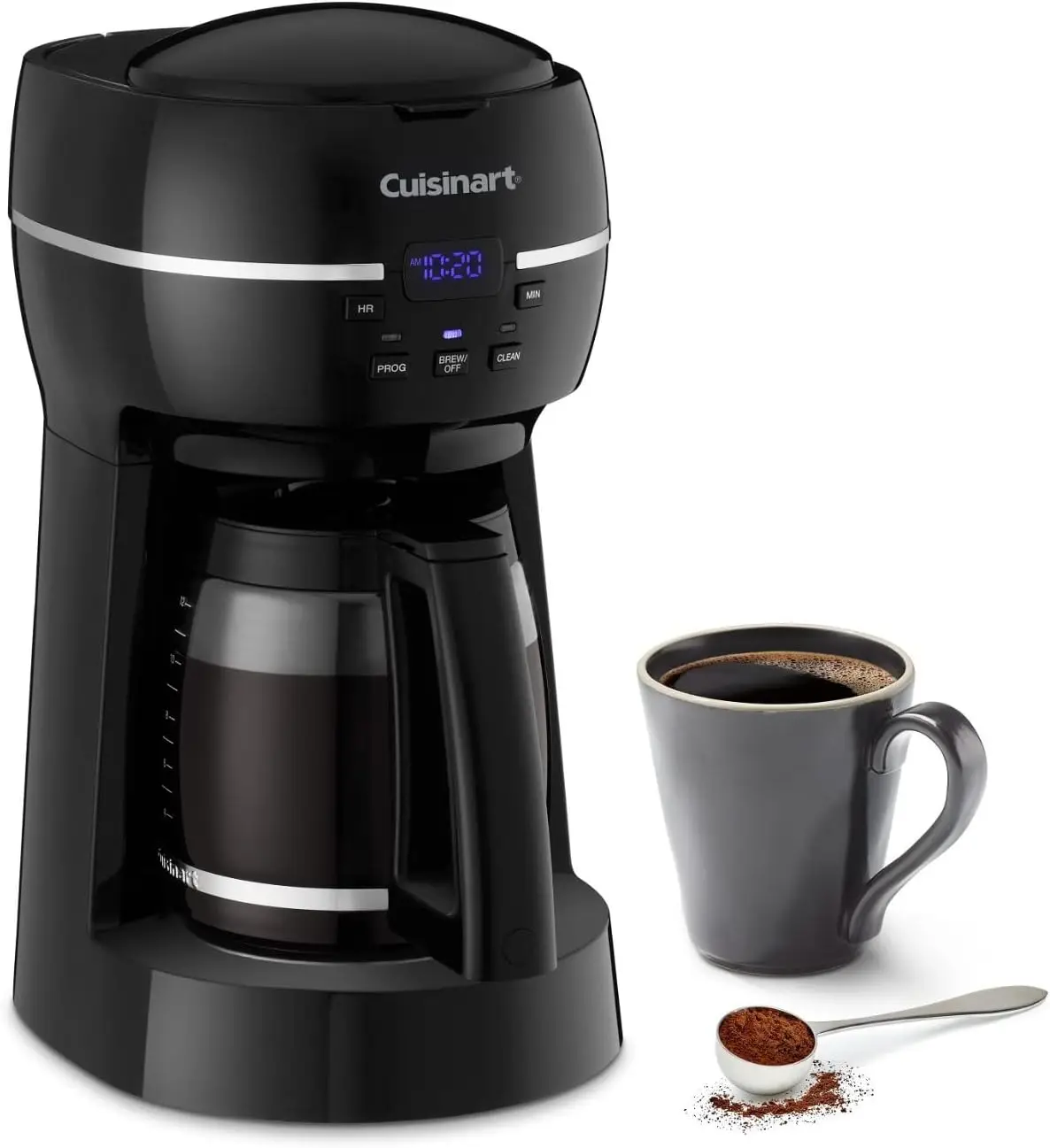 12-Cup Programmable Coffeemaker, DCC-1500TG, Black