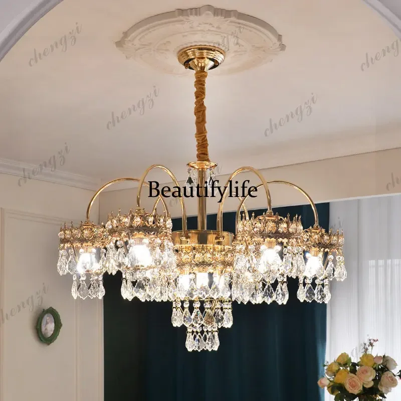 M138 French luxury living room light European American lighting new dining room chandelier bedroom lighting
