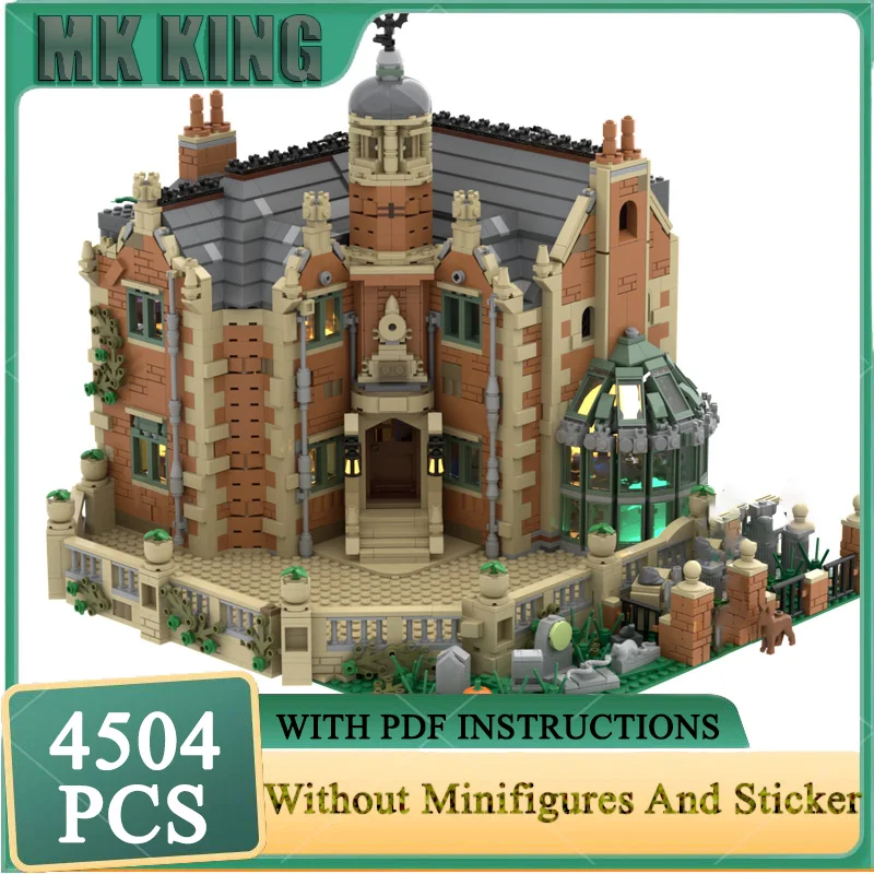 

Movie Model Moc Building Blocks The Haunted Manor Model Technology Bricks DIY City Street View Construstion Assembly Toy Gift