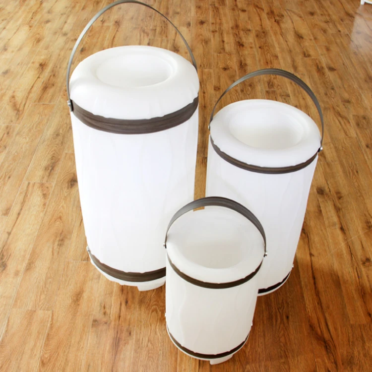 Ice Wine Bucket Atmosphere Lighting BT Audio Portable Light-emitting Cooler Night Lamp Musical Glowing RGB Speaker