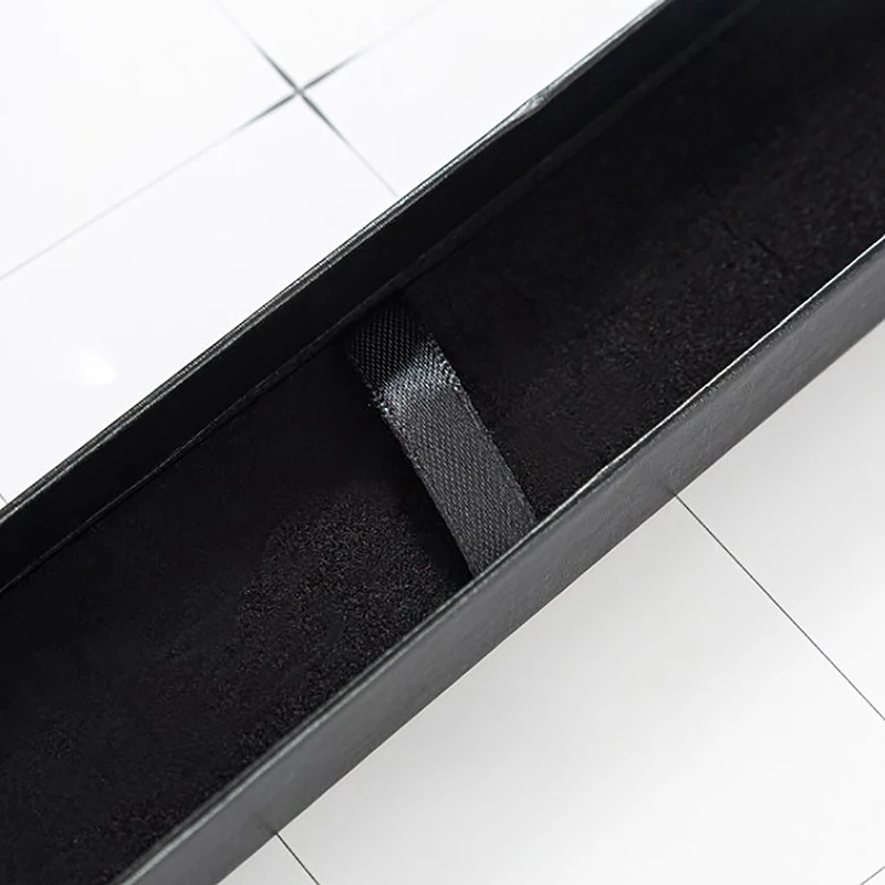 1Pcs Rectangular Clamshell Gift Pen Box Fashion Upscale Business Office Storage Box Creative School Supplies Pencil Cases