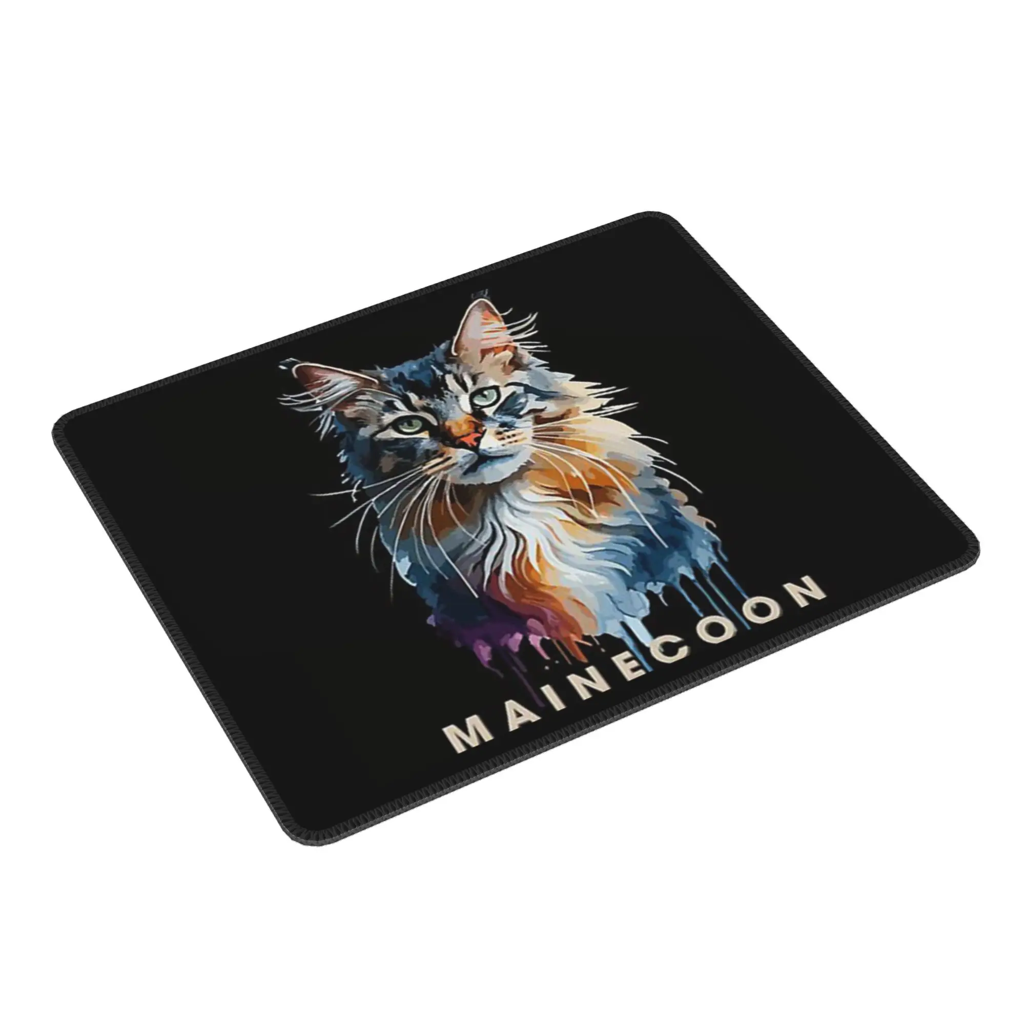 

Красочный коврик для мыши Mainecoon, великолепный коврик для мыши Maine Coon Cat Art, компьютерная клавиатура, коврик для мыши, игровой коврик для ноутбука, офисный настольный коврик