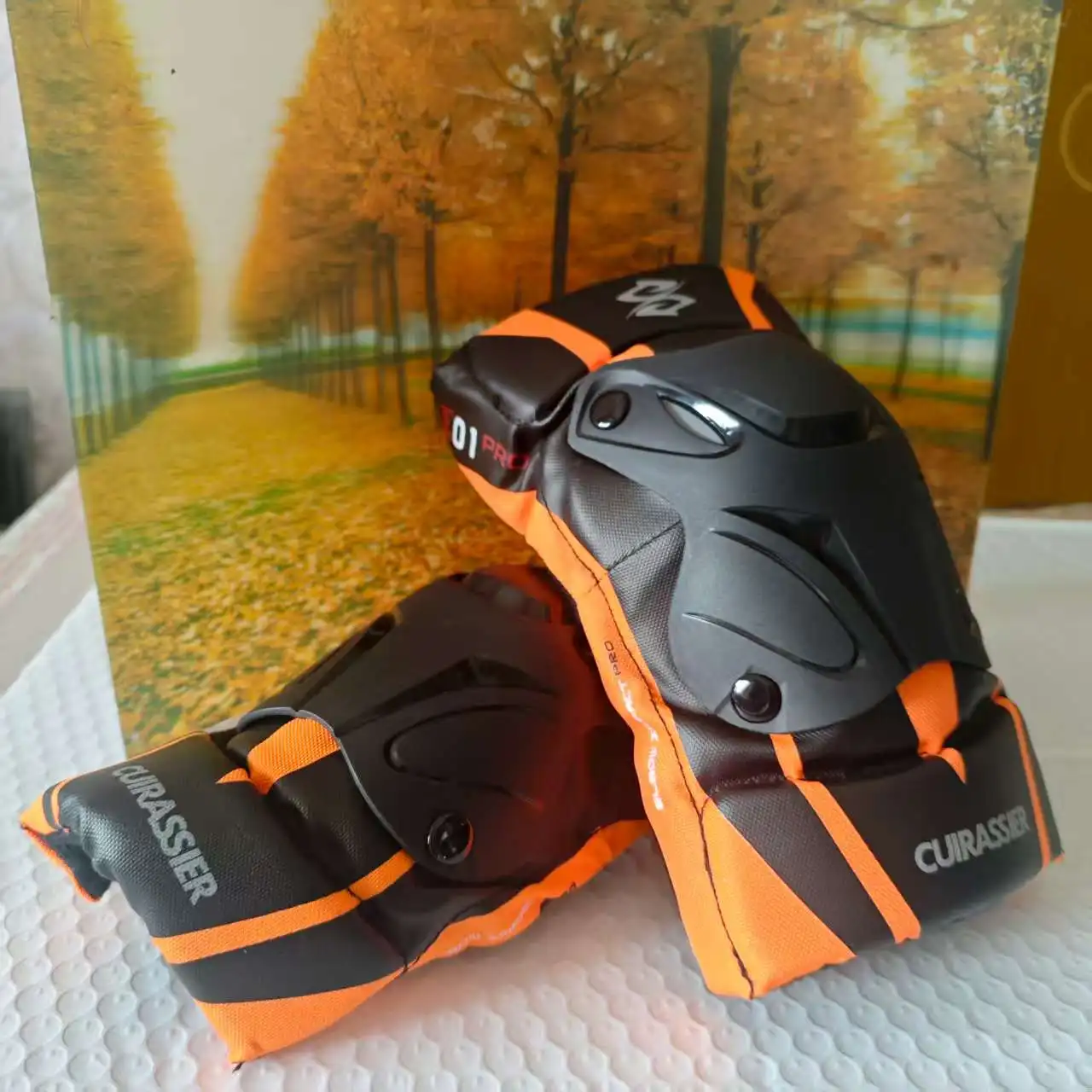 

Cuirassier Men's Motorbike Cycling Protective Guard Motorcycle Elbow Pads ATV Protector Night Reflective Moto Arm MX Protection