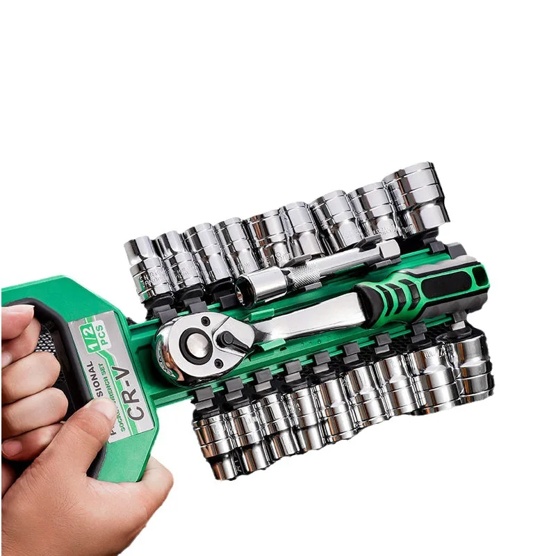 Professional Universal Ratchet Socket Wrench Set Multifunctional Outer Hexagon Ratchet Wrenches Automotive Bike Car Repair Tools