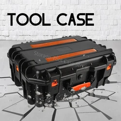 Large Hard Case Professional Tool Box with wheels Safety Instrument Case Camera Equipment Tool Bag Plastic Trolley Toolbox