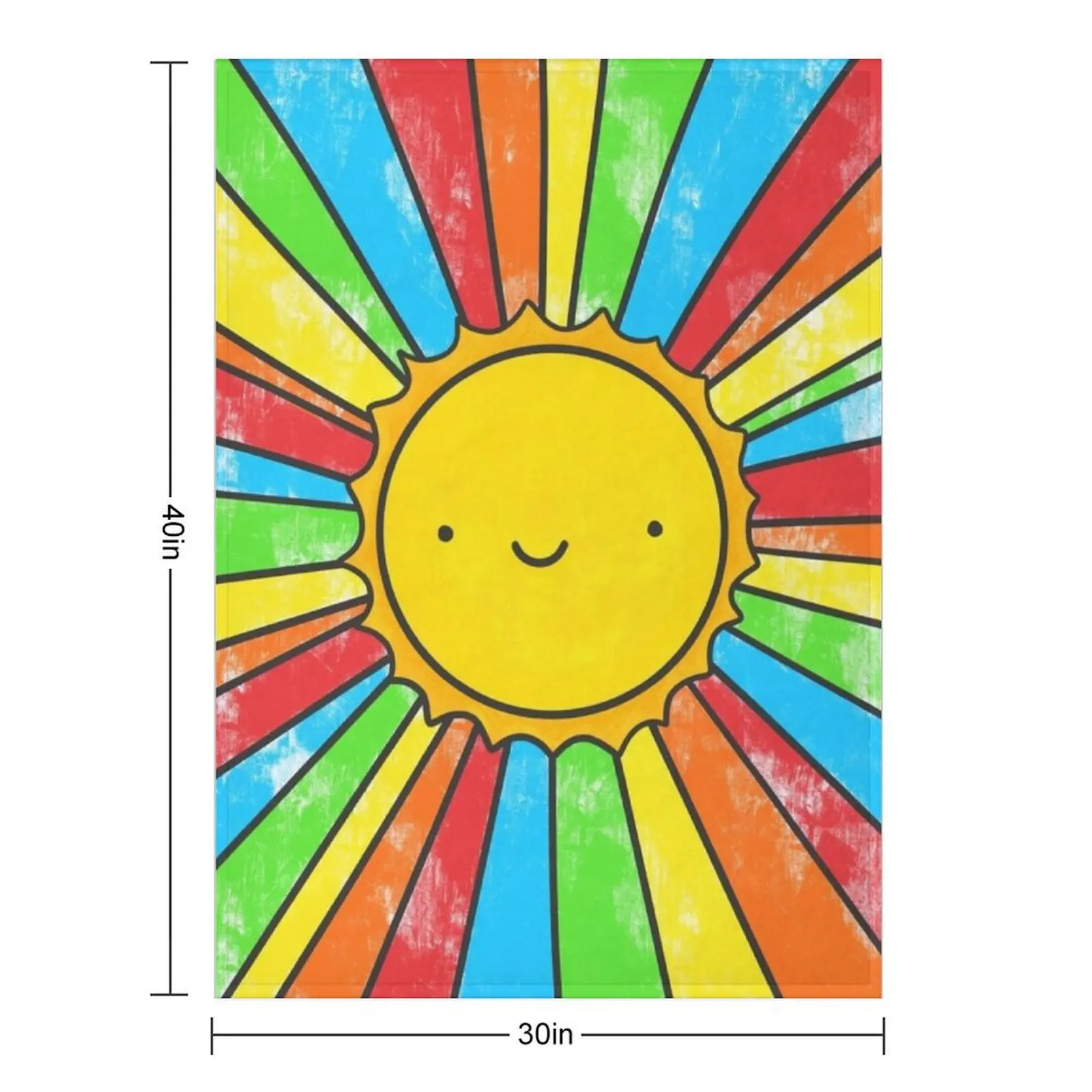 Radiate Positivity Throw Blanket Luxury Brand Hairys For Sofa Thin Warm Luxury Thicken Soft Big Blankets