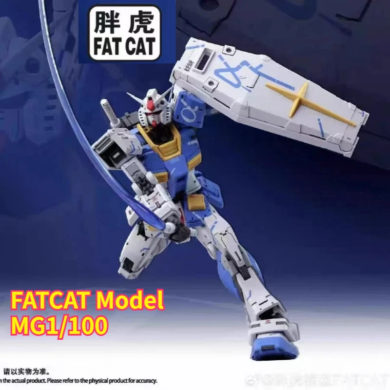 

Модель Fat Cat MG 1/100 Zhu Lan Rx-78-2, комплект для сборки мобильного костюма 001, версия 9 Дракона, фигурка, Коллекционная игрушка для фанатов