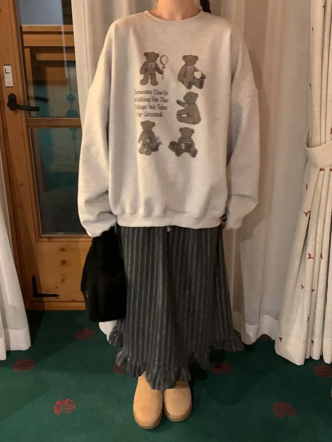 

Повседневная толстовка большого размера с милым мультяшным принтом, женская модная уличная одежда, круглая, из хлопка Ne Long Sve, удобная посадка