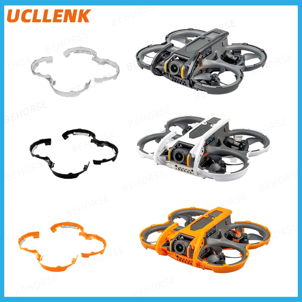 ل DJI Avata 2 المضادة للتصادم المروحة الحرس سلامة الطيران حماة الدعامة الوفير عدة ل DJI Avata 2 ملحقات طائرة بدون طيار