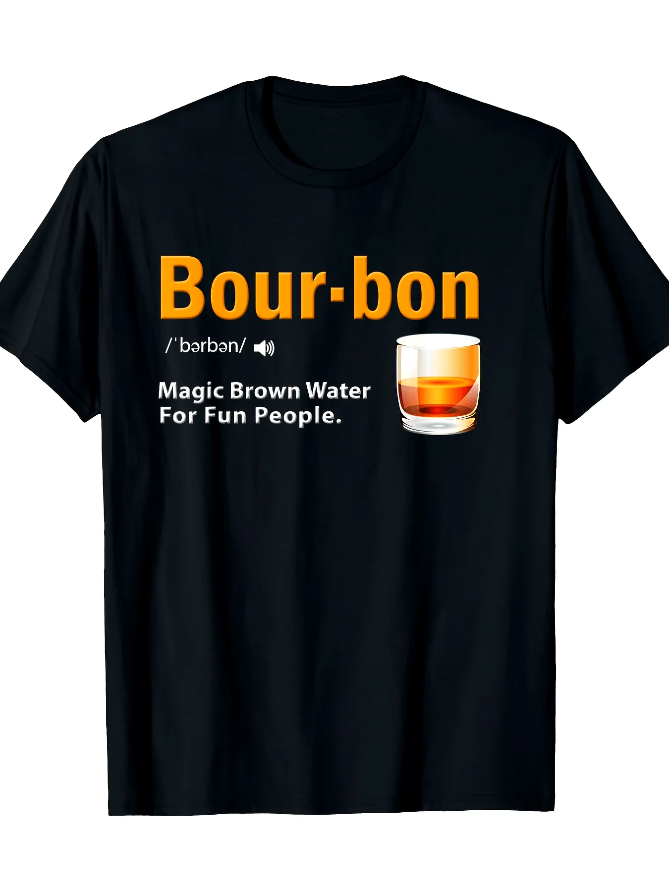 

Whiskey Bourbon Definition Magic Brown Water Kentucky T-Shirt 100%cotton - 220g