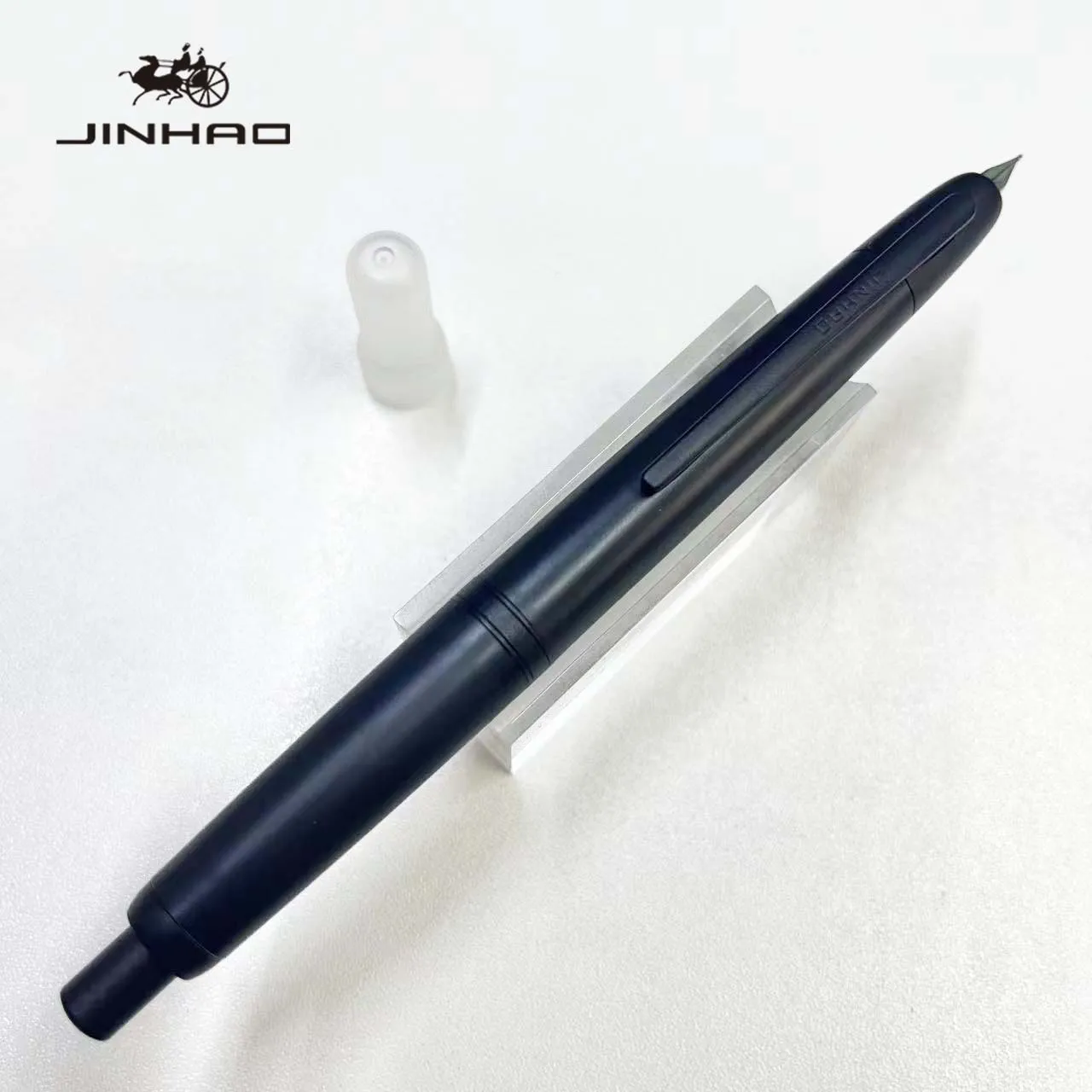 Jinhao 20-pers intrekbare vulpen EF/F penpunt met converter hars schrijfgeschenkpen