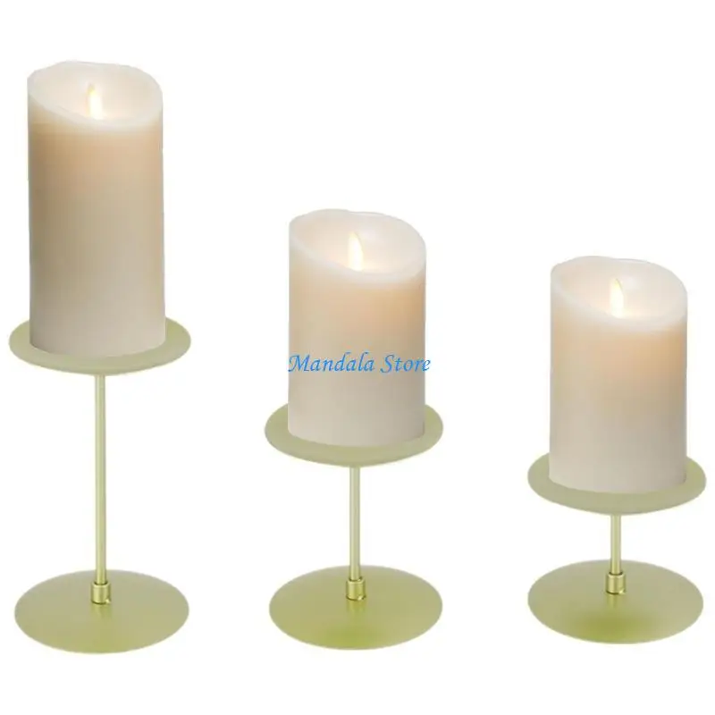

U2JC Decorative Gold Metal Stands Holders Practical Decors Warm Atmospheres