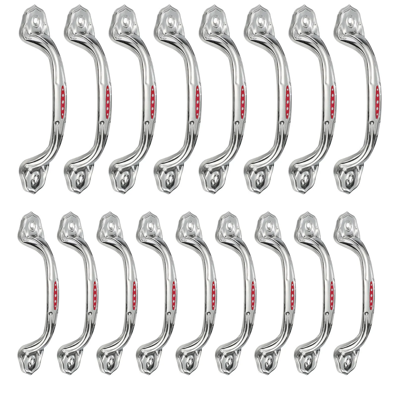

24Pcs Stainless Steel Furniture Handles Contemporary Drawer Pulls for Cabinets Wardrobes Cupboards Door Hardware