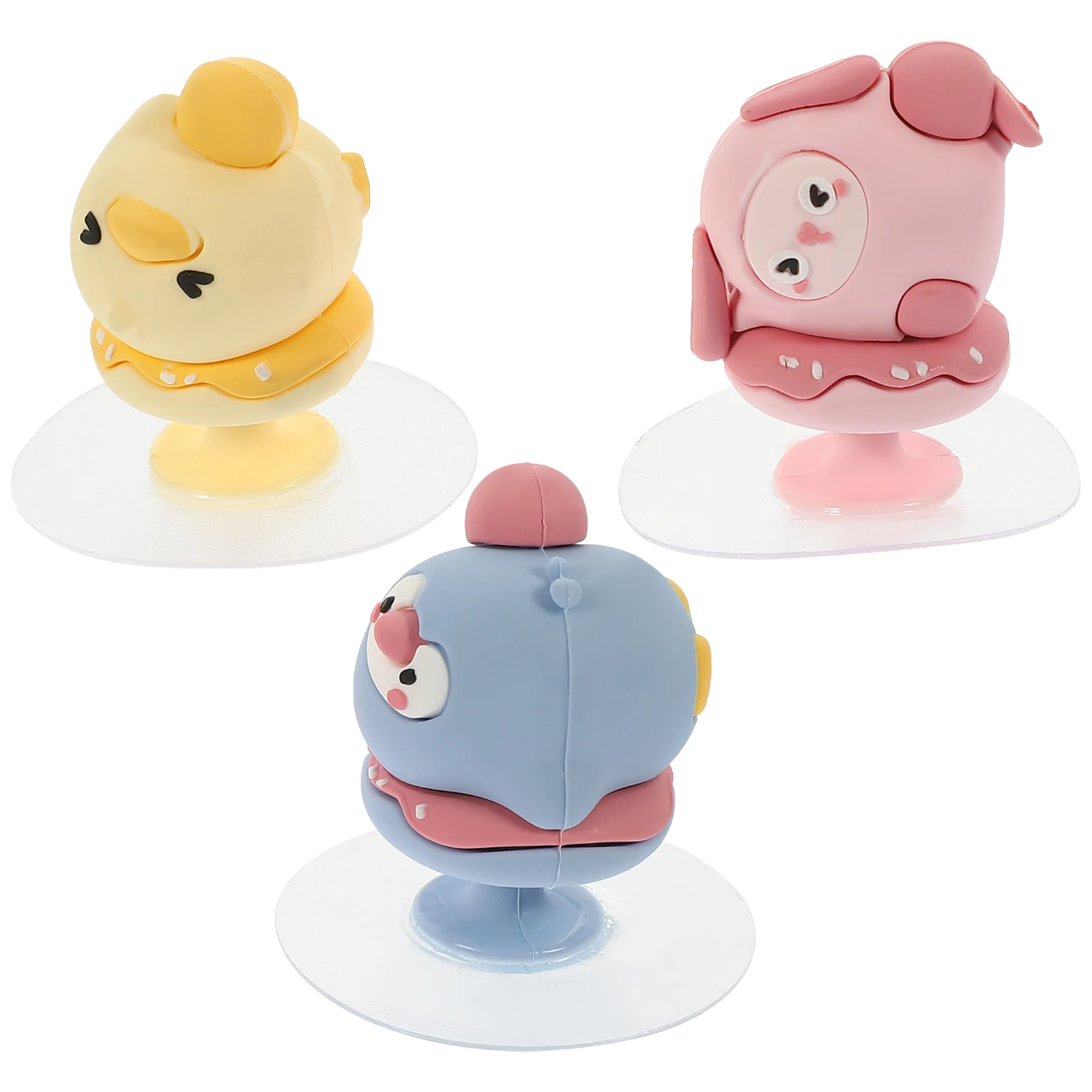 

3pcs Toilet Cover Lifter No Punching Sticky Mount Easy Install Fresh Color Bathroom Supplies Decorative Toilet Seat Lifter