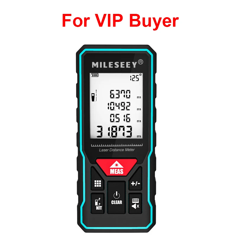 Imagem -02 - Mileseey-vip ru Distância a Laser Medidor Telêmetro Laser x6 M120