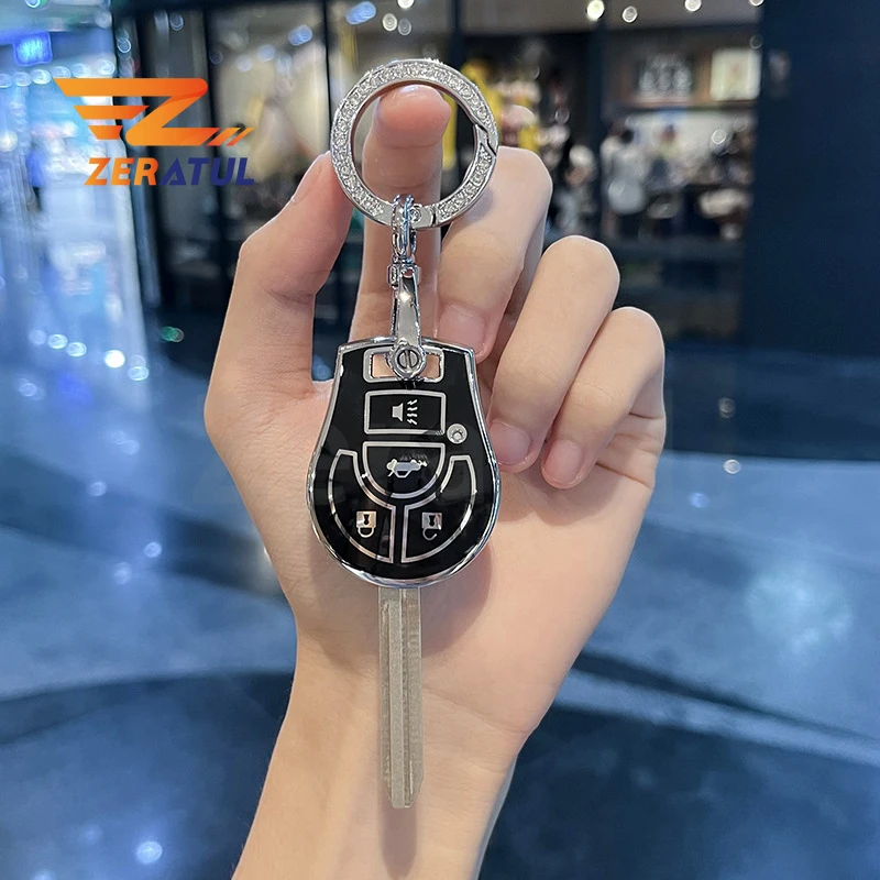 Auto Keyless For Nissan Note Micra Juke Qashqai Tiida X-Trail Cube NV200 4 Buttons TPU Remote Key Case Fob Shell Cover Holder