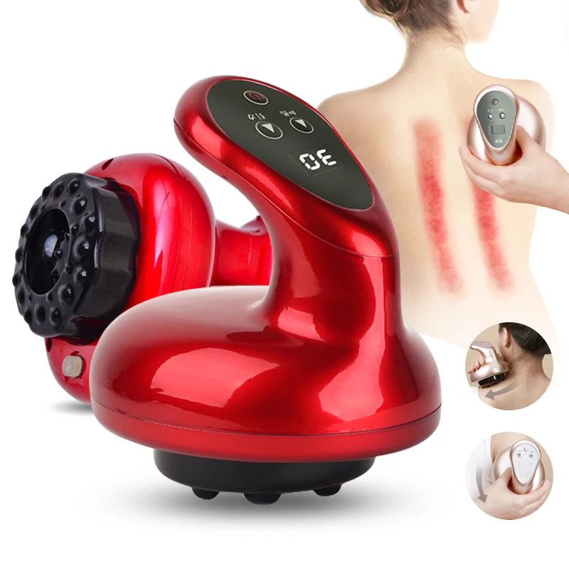 

Electric Scraping and Cupping Massage Treatment Device Vacuum Suction Cup Heating Body Fat Burner Anti Fat Mass Massager