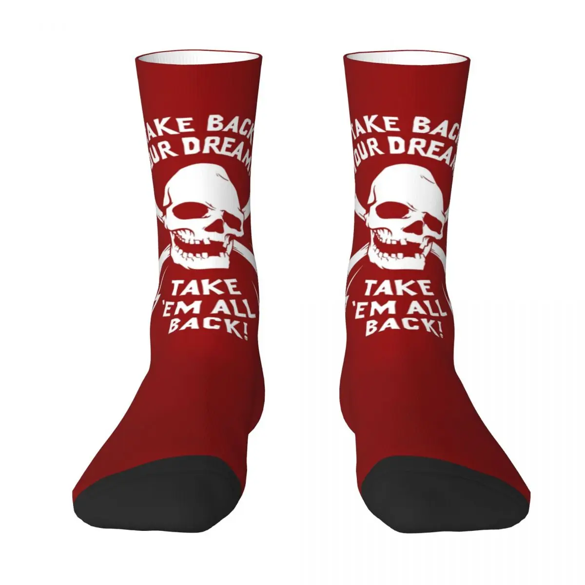 The Goonies Socks Take Back Your Dream Casual Stockings Winter Anti Sweat Ladies Socks Medium Soft Design Running Socks