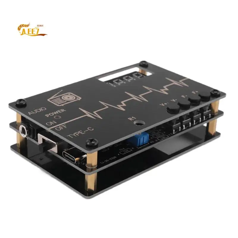 AEE7-DC 5V DIY RDA5807M FM Radio 87-108Mhz With Digital Tube Display Microcontroller Electronic Welding Practice Solder Kit
