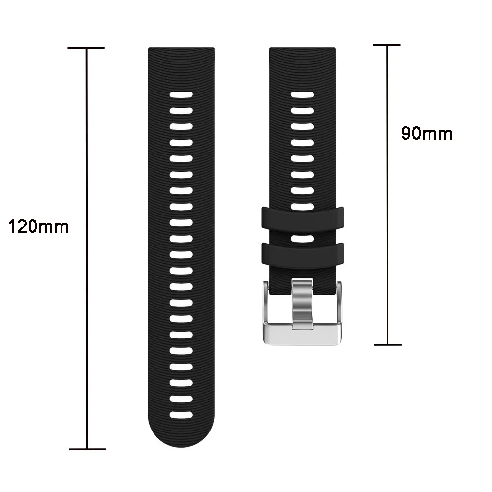 Красочный ремешок 20 мм для Garmin Forerunner 245 245 м 645 Music Vivomove 3 HR спортивный силиконовый ремешок для умных часов браслет