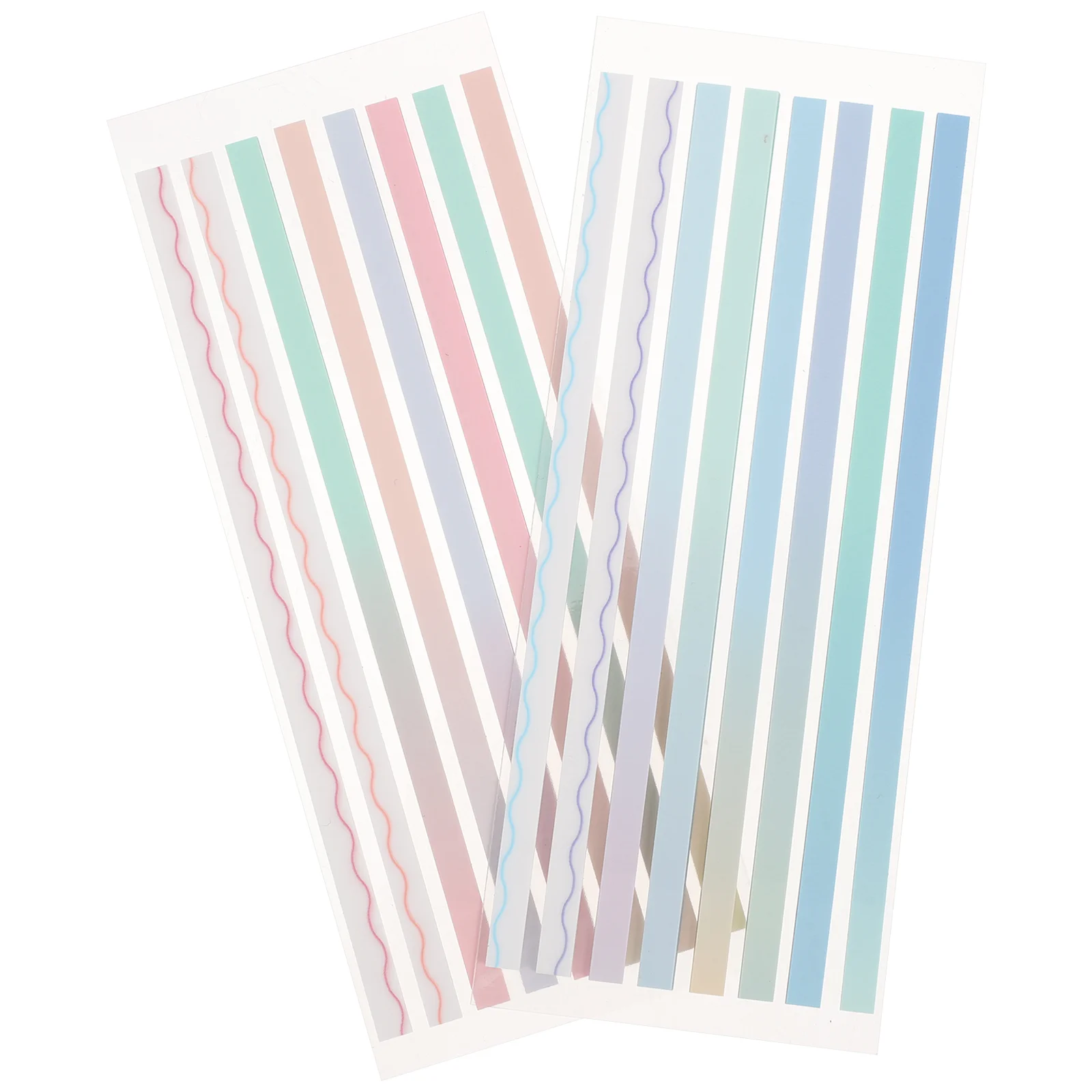 

Pastels Tape Office Notebook Strips Highlighter Tabs for Annotating Books Bookmarks