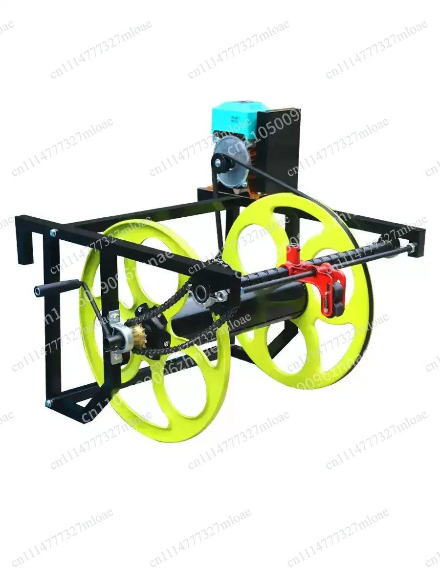 Electric tube winding trailer sprayer tube winding rack agricultural high pressure remote control