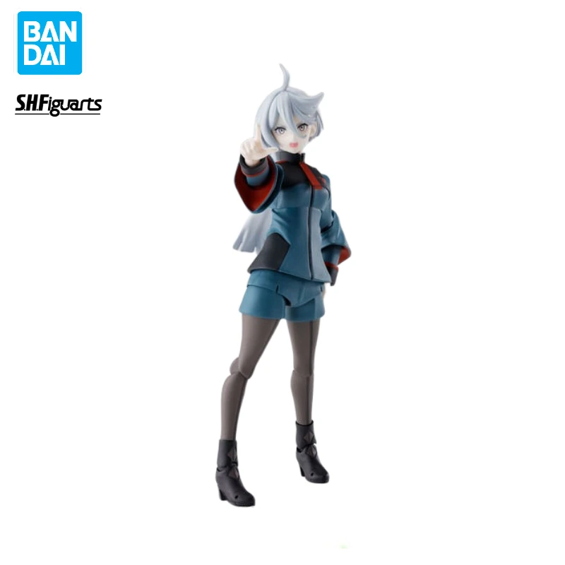 In Stock Bandai Souls Limited SHF Mercury Witch Miorine Rembran Anime Action Figure Toy Gift Model Collection Hobbies