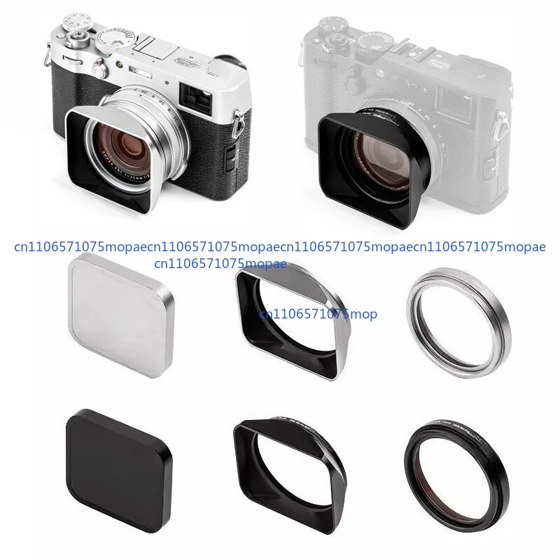 

For NiSi X100 UV Filter Kit Lens Hood Cap for Fujifilm X100/X100S/X100F/X100T/X100V
