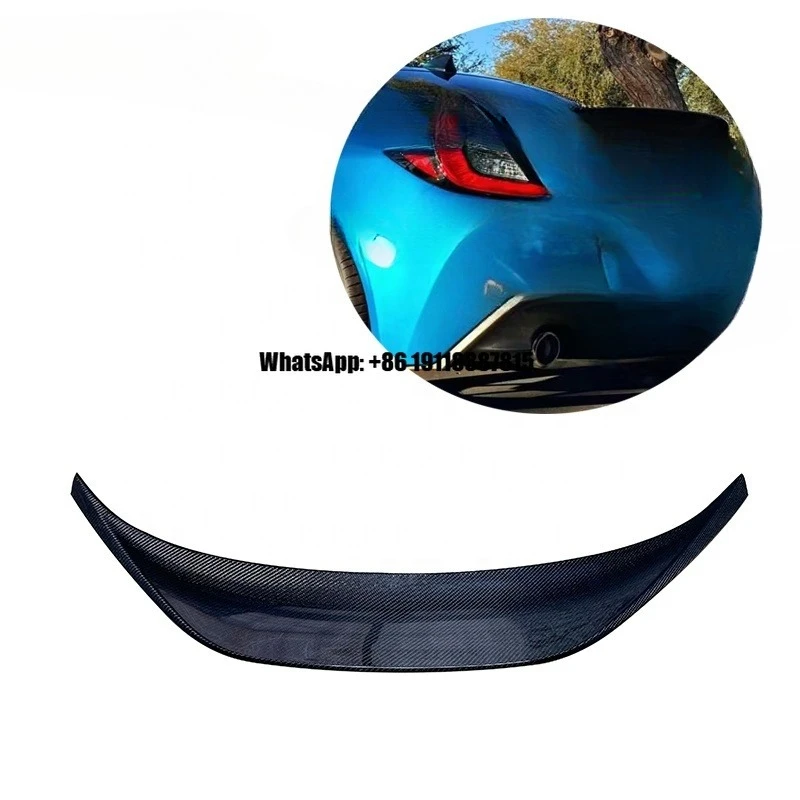 

Carbon Fiber T -R-D Style Rear Ducktail Spoiler for Subaru BRZ for Toyota GR86 2021+ Rear Trunk Lip Spoiler Car Accessories