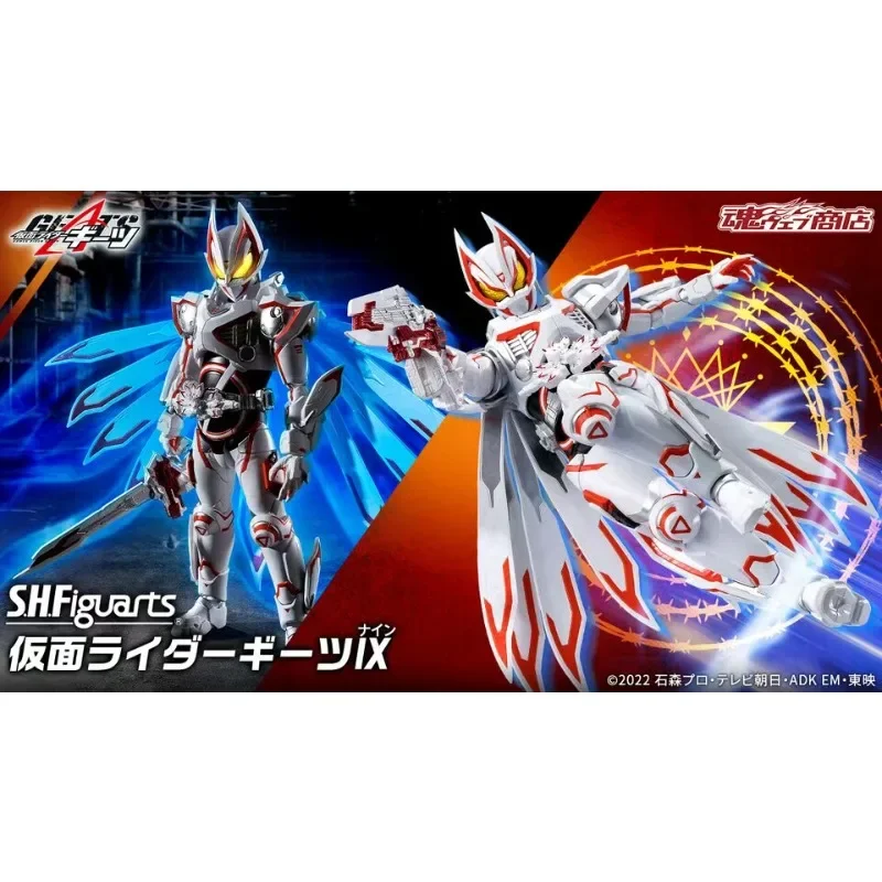 In Stock Bandai SHF Kamen Rider Extreme Fox IX MK9 White Fox Mobile Doll Handmade Model Collection Gift