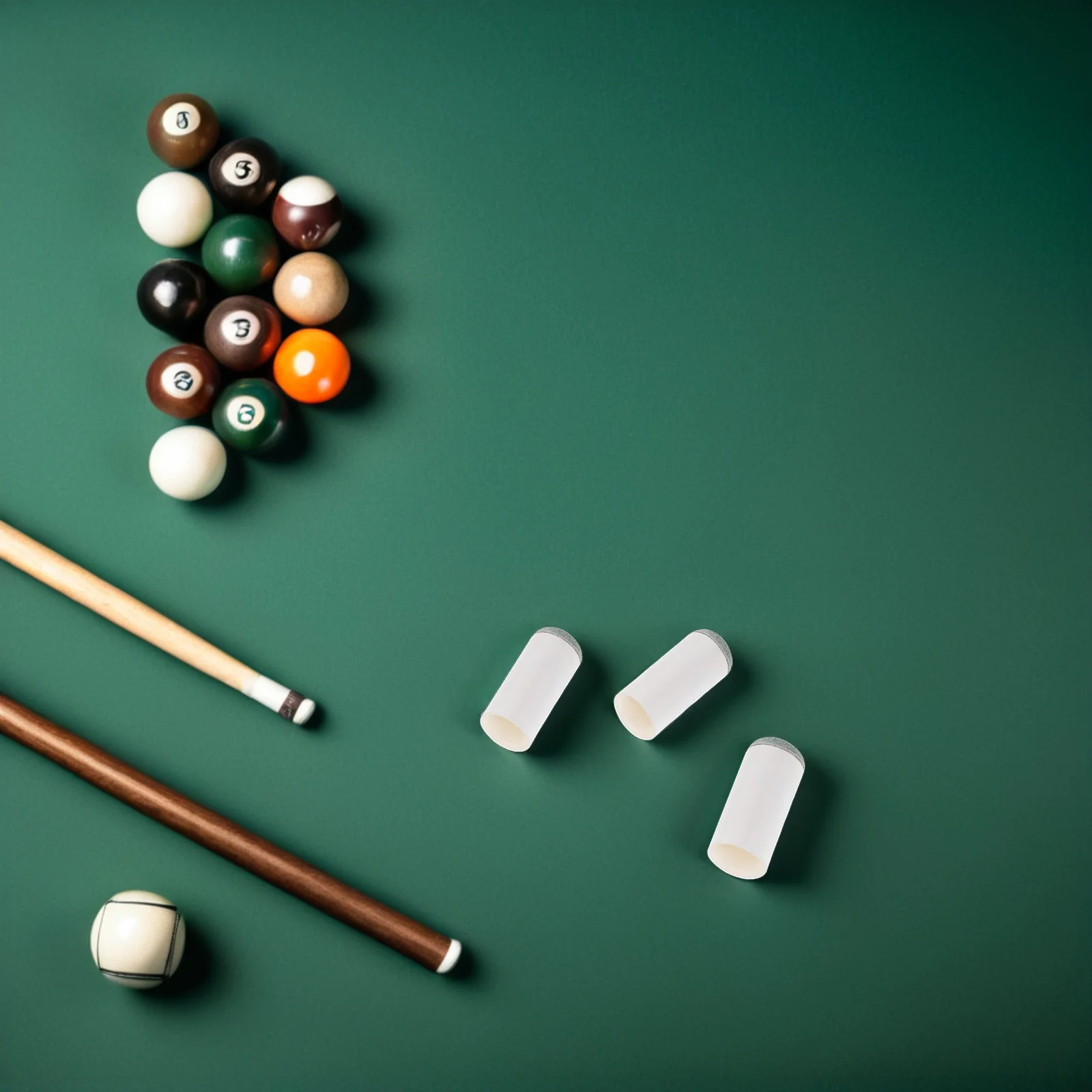 

40Pcs Pool Stick Tips Replacement Kit Slip-on Billiard Accessories for Accurate Shot Control Professional Grade Maintenance