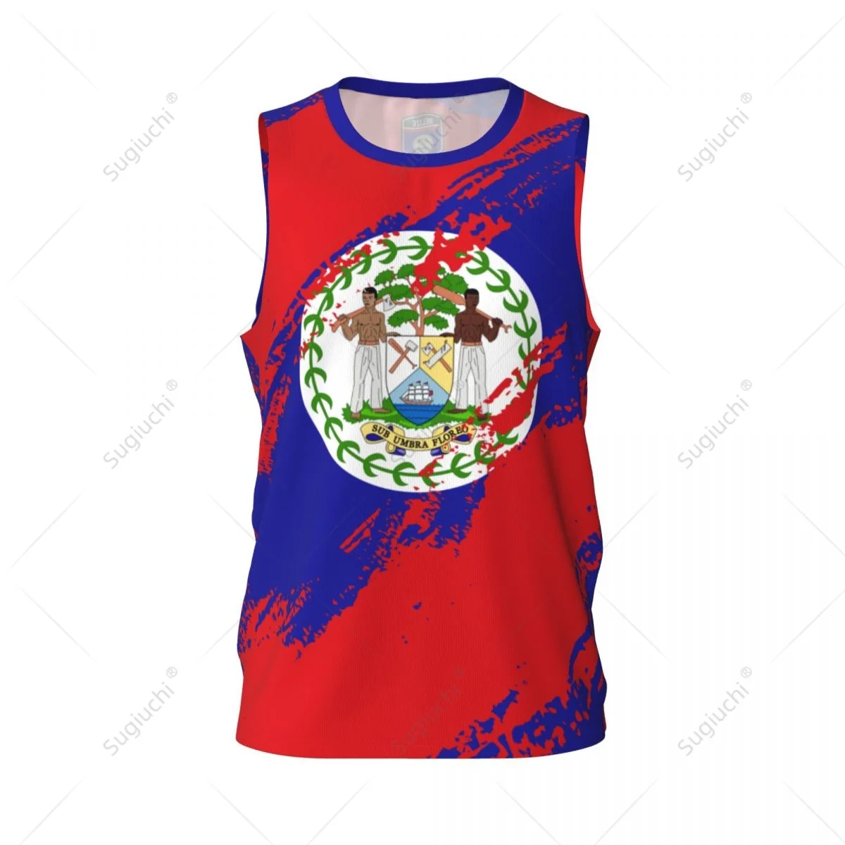 Men Basketball Sports Belize Flag Running Fitness Multifunction Jersey Sleeveless shirt Custom Name Nunber Exclusive