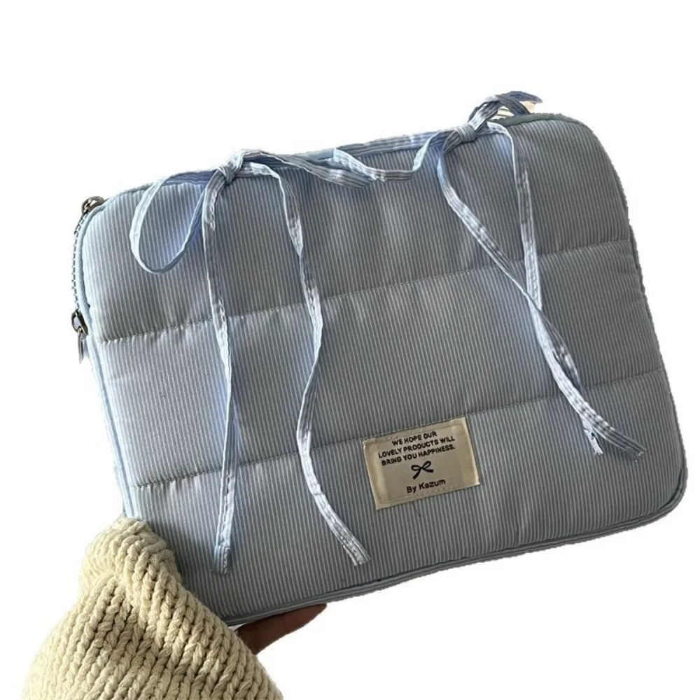 

New 11/13/15 inch Laptop Sleeve Case Stripe Shockproof Notebook Cover Ultra Thin Large Capacity Laptop Bag