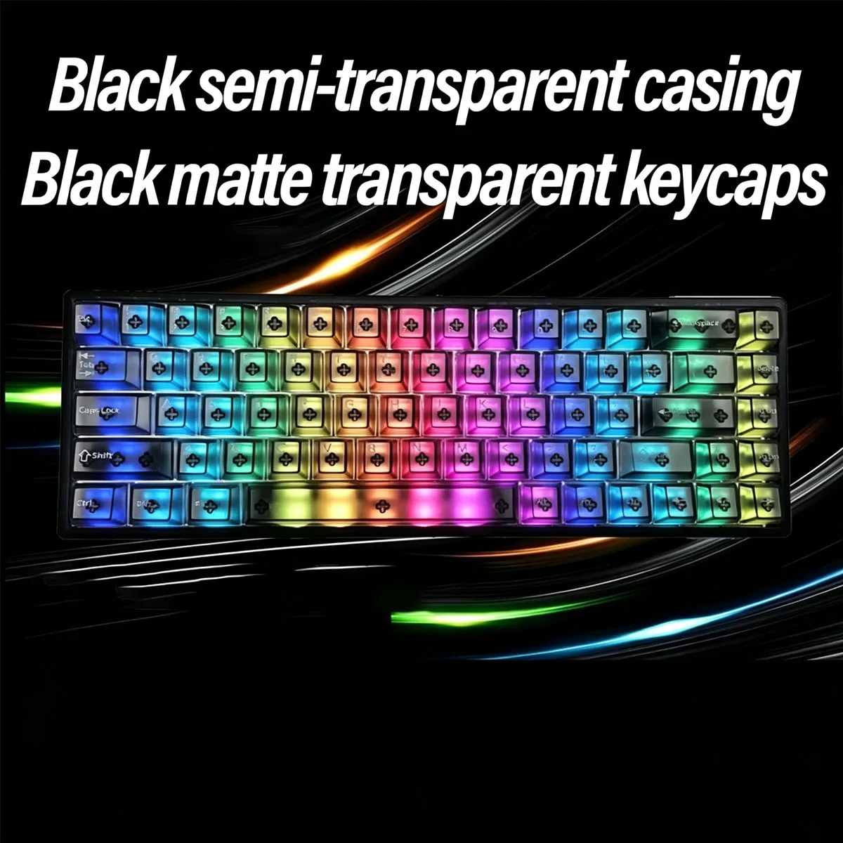 Everglide AE68 Pro Gaming Keyboard 8000Hz Polling Rate High Performance 0.001mm Rapid Trigger ADC Direct Link Dual RGB Lamp image 3