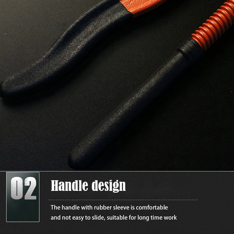 Eagle Point Zange 1/1,5/2 Zoll Schnellrohrschlüssel 45 ° /90 ° Industrielle Halszange mit großer Öffnung, robuste Sanitär-Handwerkzeuge – Detail 8