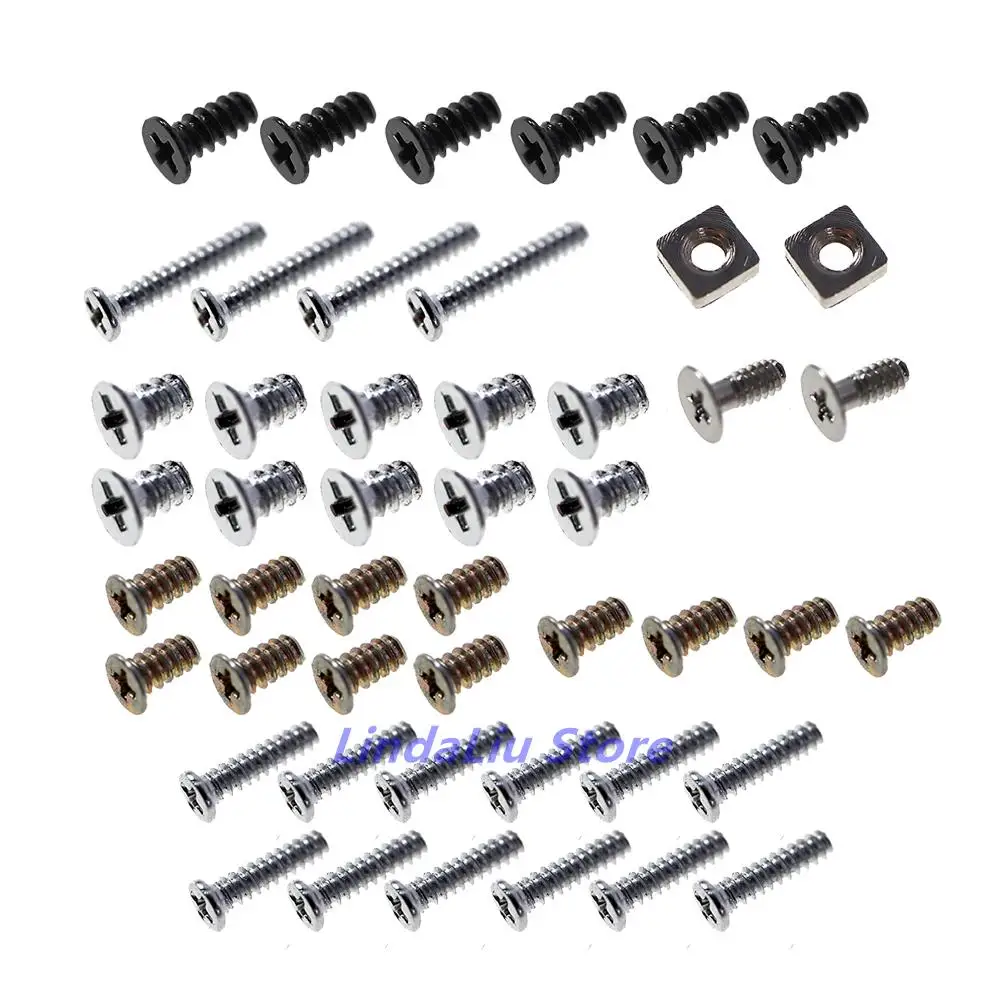 1 ชุดสําหรับ 3 DSXL 3 DSLL สกรูอะไหล่ซ่อมชุดสกรูสําหรับ 3 DSXL LL เกมคอนโซล Shell