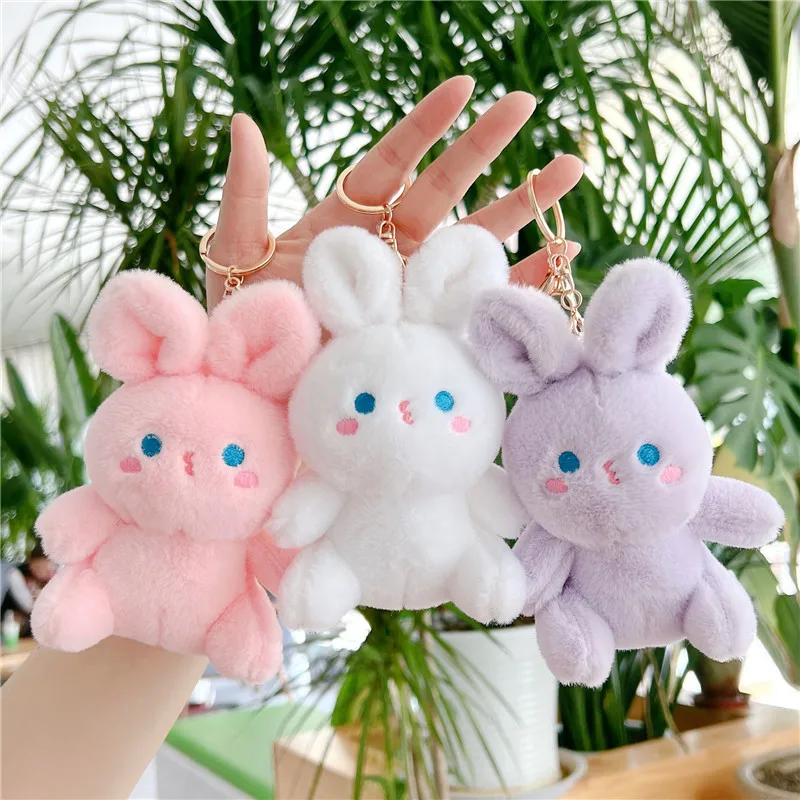 

30pcs/lot Wholesale Cute Bunny Pendant Plush Toy Girl Heart Figurine Doll Ragdoll Girl ,Deposit First to Get Discount much ,