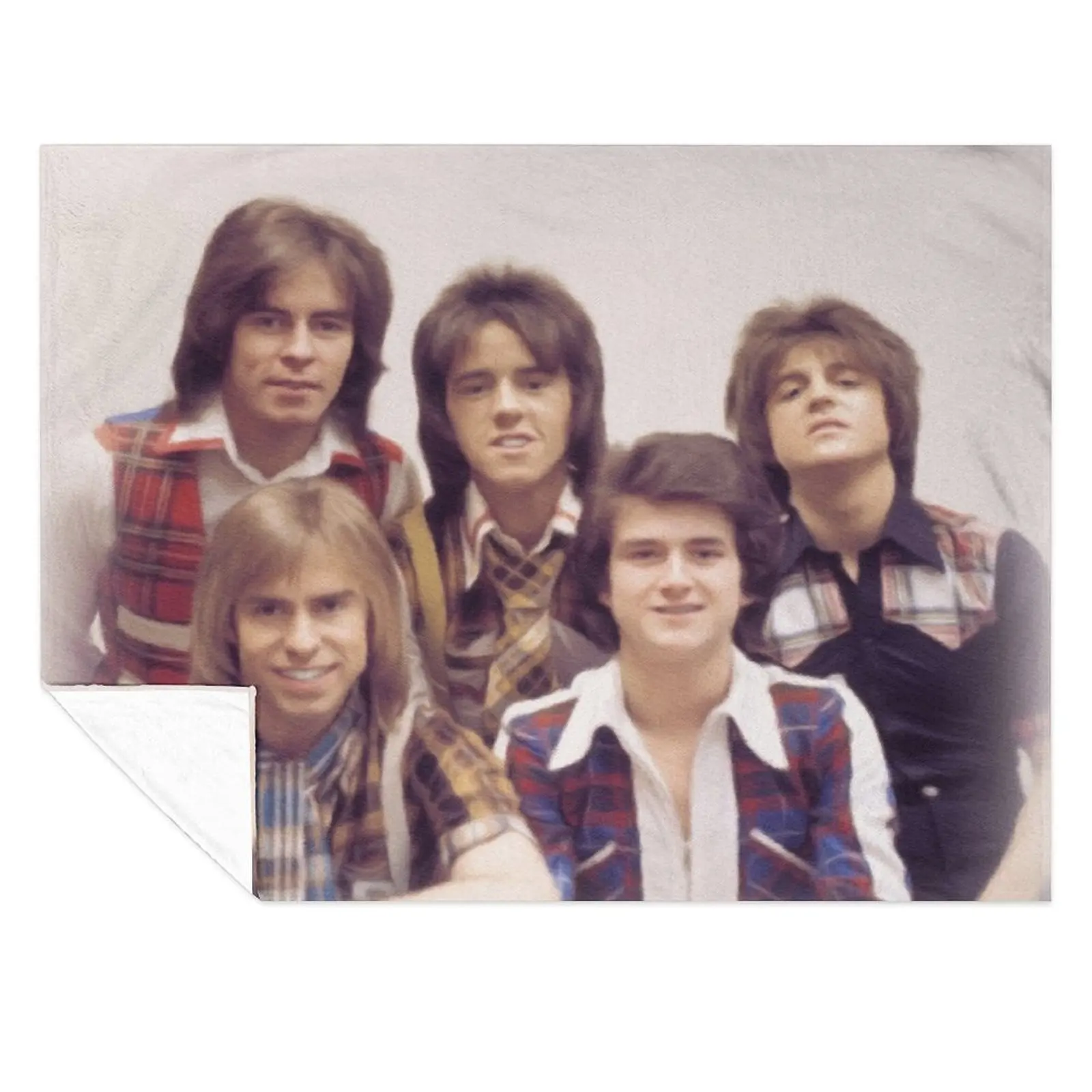 

The Bay City Rollers Throw Blanket Flannels Picnic Sofa Throw Blankets