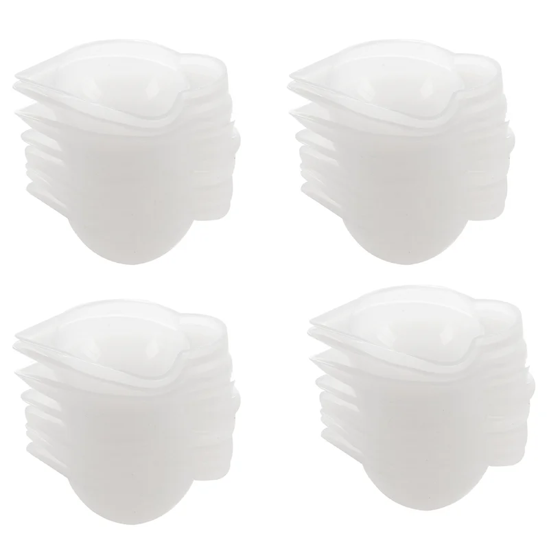 

NEW-40Pcs Silicone Mold Cup Dispenser DIY Epoxy Resin For Jewelry Making Tool Color Modulation DIY Mold Accessory