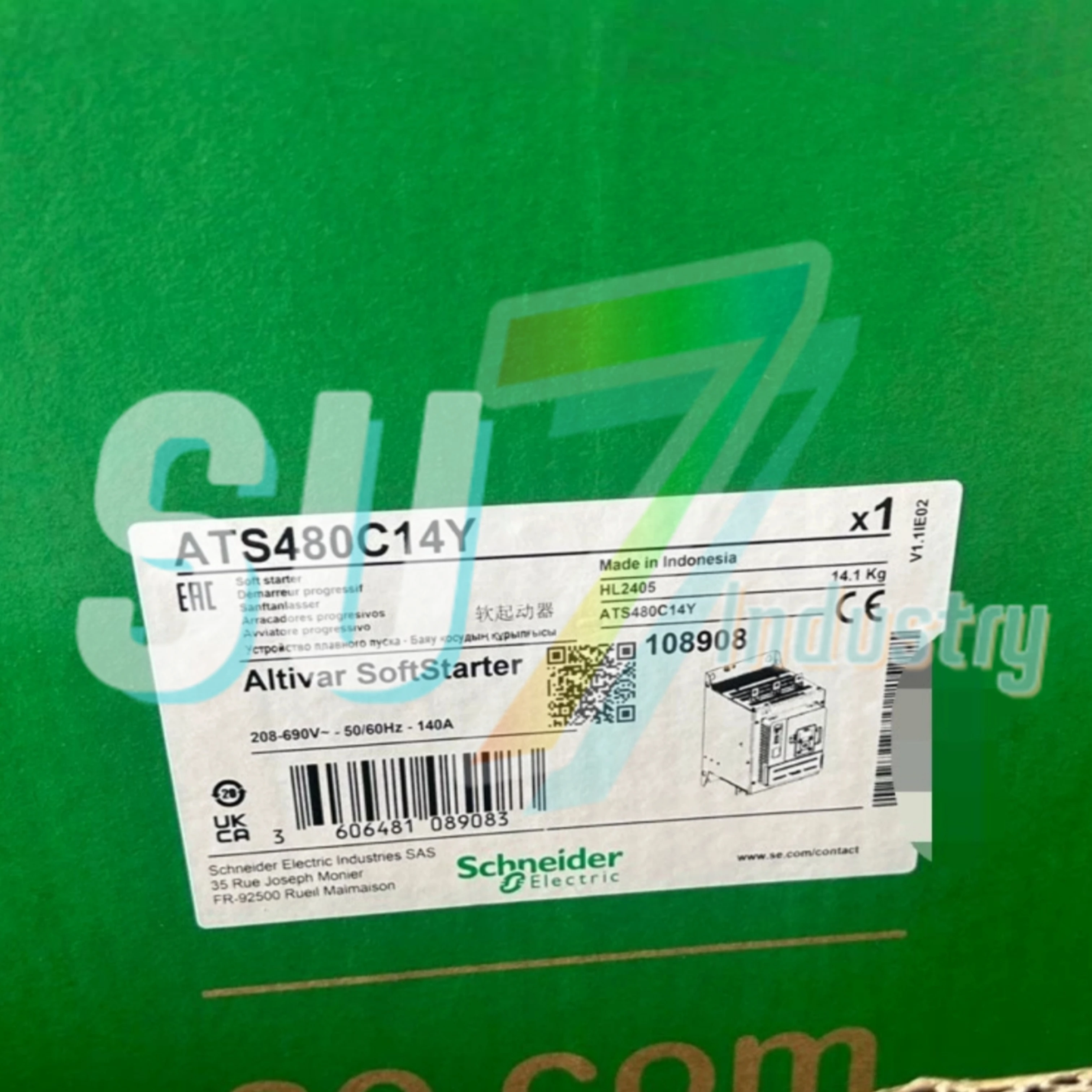 

ATS480C14Y ATS480C17Y soft starter New In Box