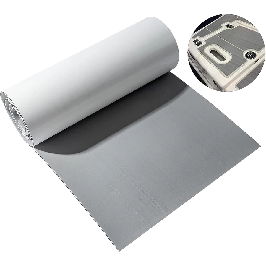 

2400x600mm Boat EVA Foam Teak Floor Carpet Double Layer Design Kayak Decking Sheet Mats Accessories RV Marine Wanon Plain CNC