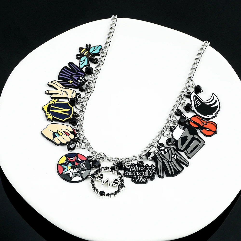 TV Periphery Colorful Necklace Fashion Personality Pendant Jewelry Accessory for Friends Holiday Gifts view 4