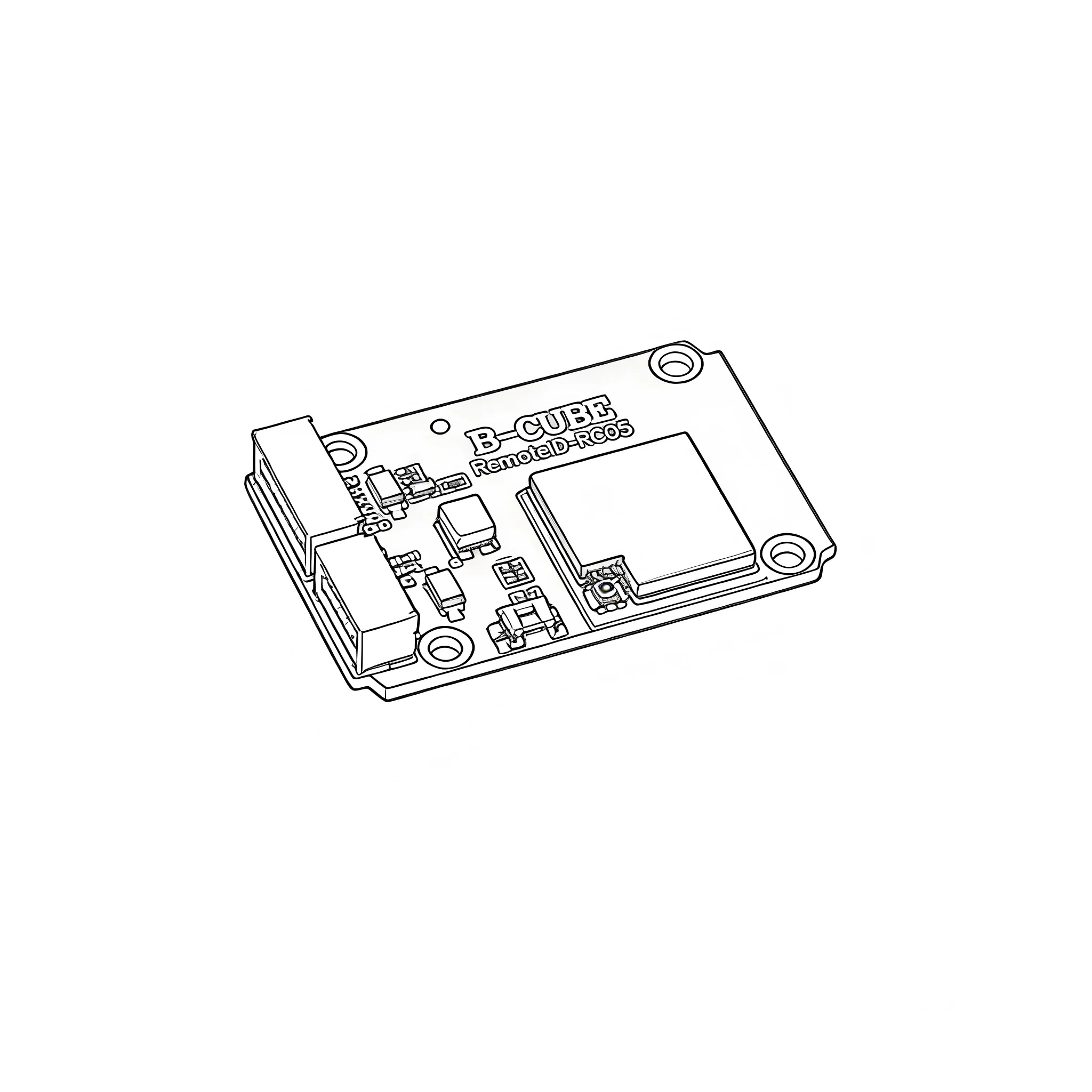 

RCtosky RemoteID For Pixhawk 2.4.8 PRO 6C Flight Control Ardupilot Quadcopter ArduRemoteID OpenDroneID