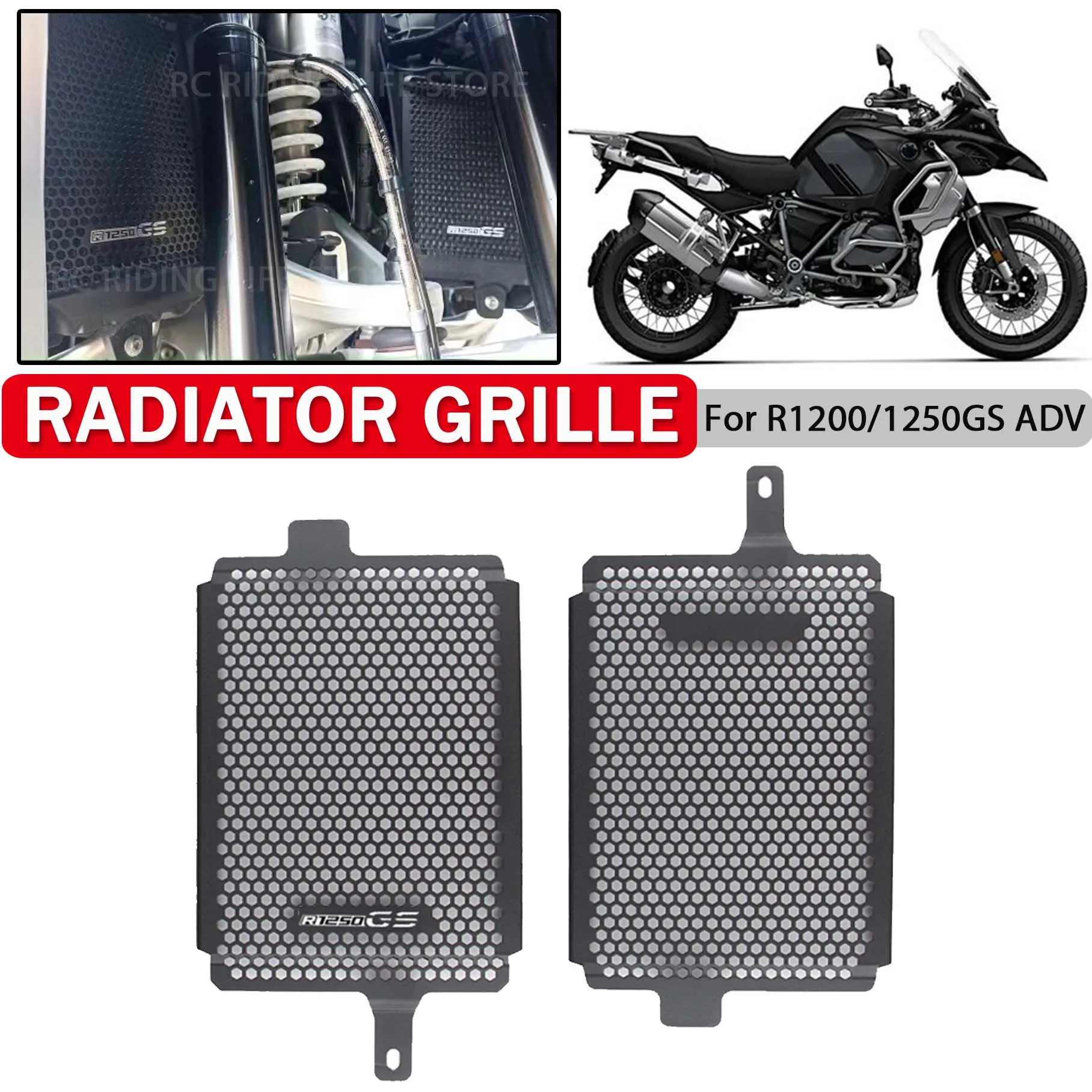 

Radiator Grille Protection Cover Guard Coolers For BMW R1200GS R1250GS ADV R 1200GS 1250GS R1200 R1250 GS Adventure 2019 2020